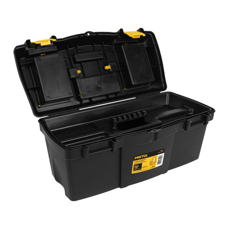 CAJA PLASTICA 19" P/ HERRAMIENTAS CON COMPARTIMIENTOS MCA PRETUL