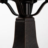 LAMPARA EXTERIOR PISO OXIDO 1L E27 100W LUMIMEXICO ***SIN T.E.***