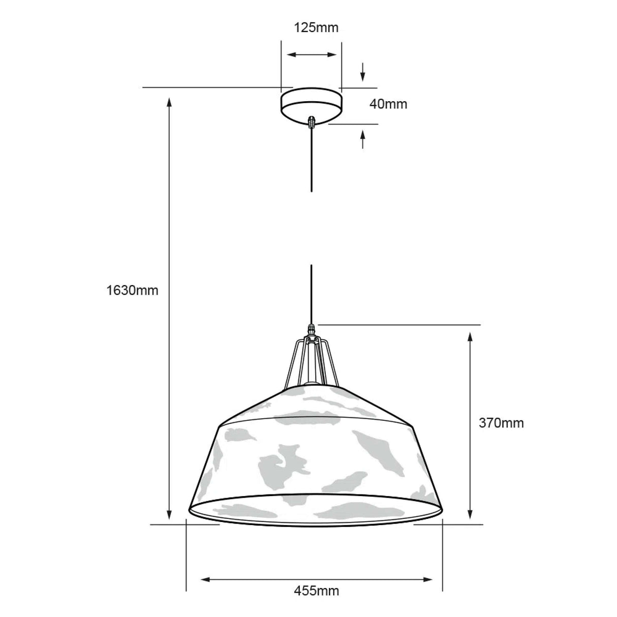 COLGANTE DE ACRÍLICO TECNOLITE TIAN BASE E27 TRANSPARENTE ***TECNOLITE HAE***