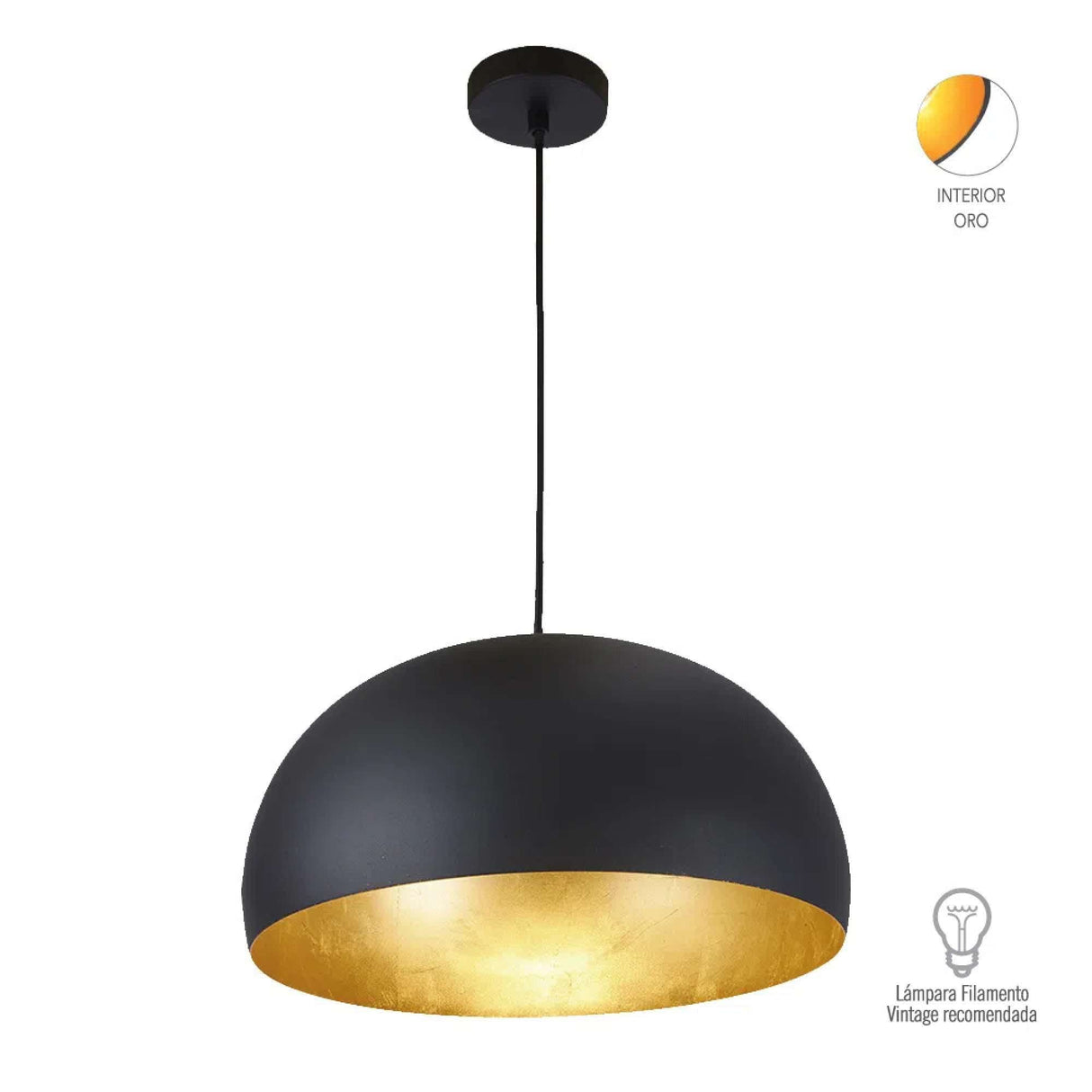 LÁMPARA DE INTERIOR TECNOLITE AGORA II PARA SUSPENDER BASE E27