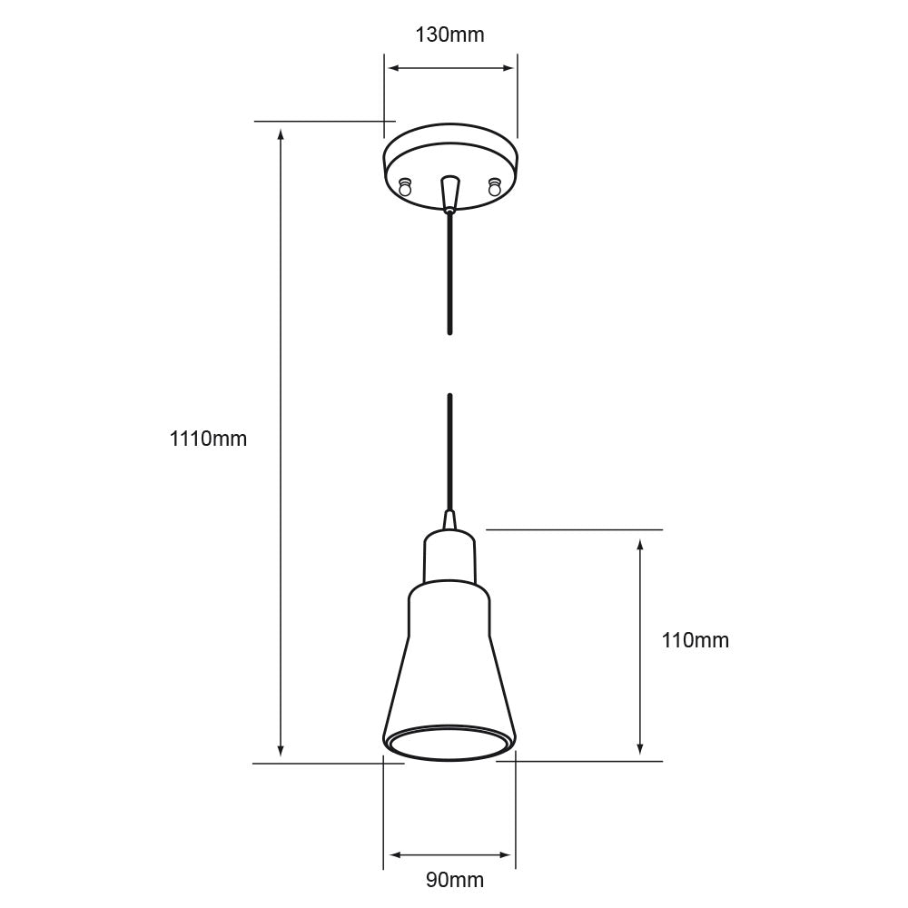 COLGANTE DE CRISTAL LVIV TECNOLITE 1.11 METROS DE ALTURA POTENCIA MÁXIMA 60W BASE E27 NO INCLUYE FOCO ***TECNOLITE HAE***