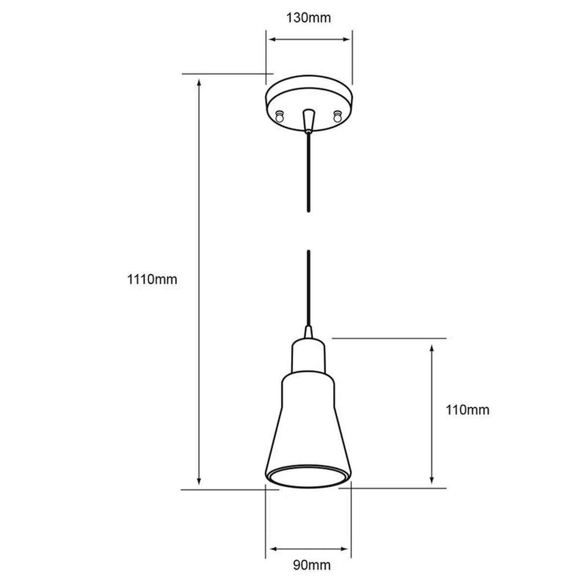 COLGANTE DE CRISTAL LVIV TECNOLITE 1.11 METROS DE ALTURA POTENCIA MÁXIMA 60W BASE E27 NO INCLUYE FOCO ***TECNOLITE HAE***