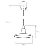 COLGANTE DE CRISTAL LVIV III TECNOLITE 1.10 METROS DE ALTURA POTENCIA MÁXIMA 60W BASE E27 NO INCLUYE FOCO ***TECNOLITE HAE***