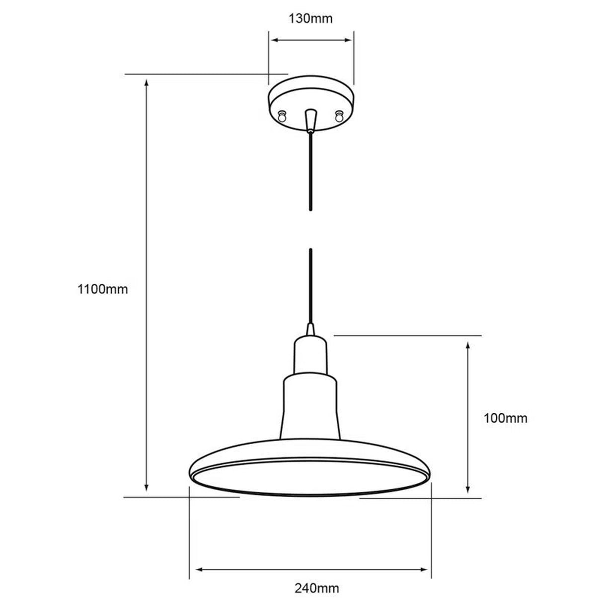 COLGANTE DE CRISTAL LVIV III TECNOLITE 1.10 METROS DE ALTURA POTENCIA MÁXIMA 60W BASE E27 NO INCLUYE FOCO ***TECNOLITE HAE***