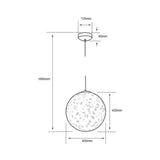 LÁMPARA DE INTERIOR TECNOLITE KEID PARA SUSPENDER BASE E27 ***TECNOLITE HAE***