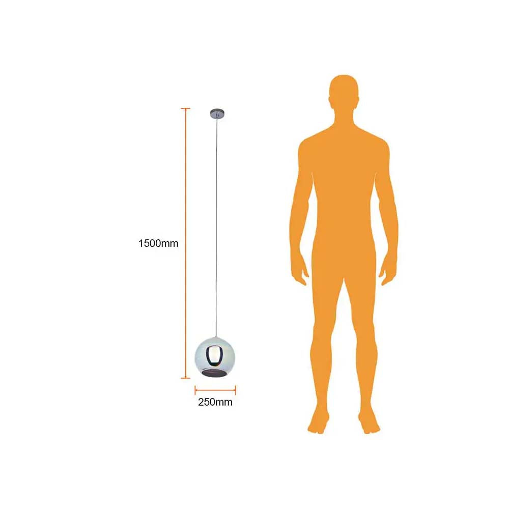 COLGANTE DE CRISTAL TECNOLITE SELENE II 1.5M DE ALTURA 60W BASE E27 NO INCLUYE FOCO ***TECNOLITE HAE***