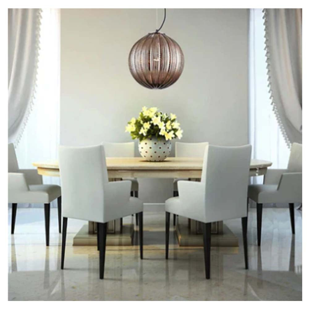 COLGANTE CRISTAL 60W. 1.58MTS. ALTURA PROCION E27 NO INCLUYE FOCO COBRE ***TECNOLITE HAE***