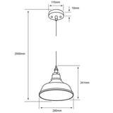 COLGANTE DE CRISTAL TECNOLITE MAIA II 2.5M DE ALTURA 60W BASE E27 NO INCLUYE FOCO