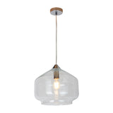 LUMINARIO DE CRISTAL INTERIOR COLGANTE S/L 20W 100-240V E27 MCA. TECNOLITE *** EXHIBIDO ***