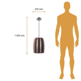 INTERIOR SUSPPENDIDOS S/L  100-240 VE27 COBRE ***TECNOLITE HAE***