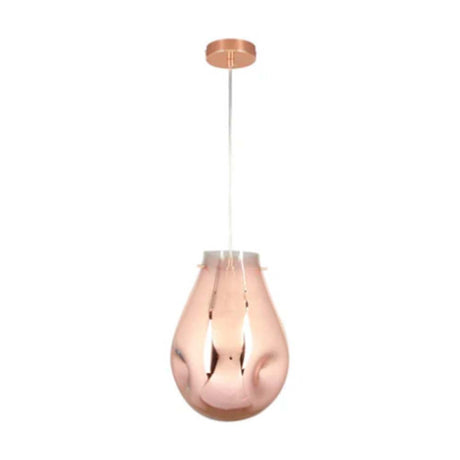 LUMINARIO COLGANTE T/SARIN S/L 100-240V E27  CRISTAL COBRE TECNOLITE ***TECNOLITE HAE***