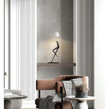 LAMPARA COLGANTE LED DE METAL 1.5M 20W LUZ CALIDA BRILLANTE IRC90 NO ATENUABLE