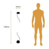 LAMPARA COLGANTE LED METAL 1.5M 20W LUZ CALIDA BRILLANTE IRC90 NO ATENUABLE