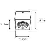 LÁMPARA DE INTERIOR LED TECNOLITE ASTEROPE I ATENUABLE SPOT PARA SOBREPONER 20W LUZ SUAVE CÁLIDA BLANCO ***HAE 2024***