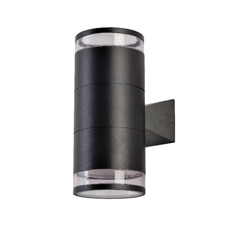 LUMINARIO EXT MURO LED 20W 30K NEGRO