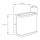 ARBOTANTE EXT MURO LED 20W30KGRIS 127V TECNOLITE