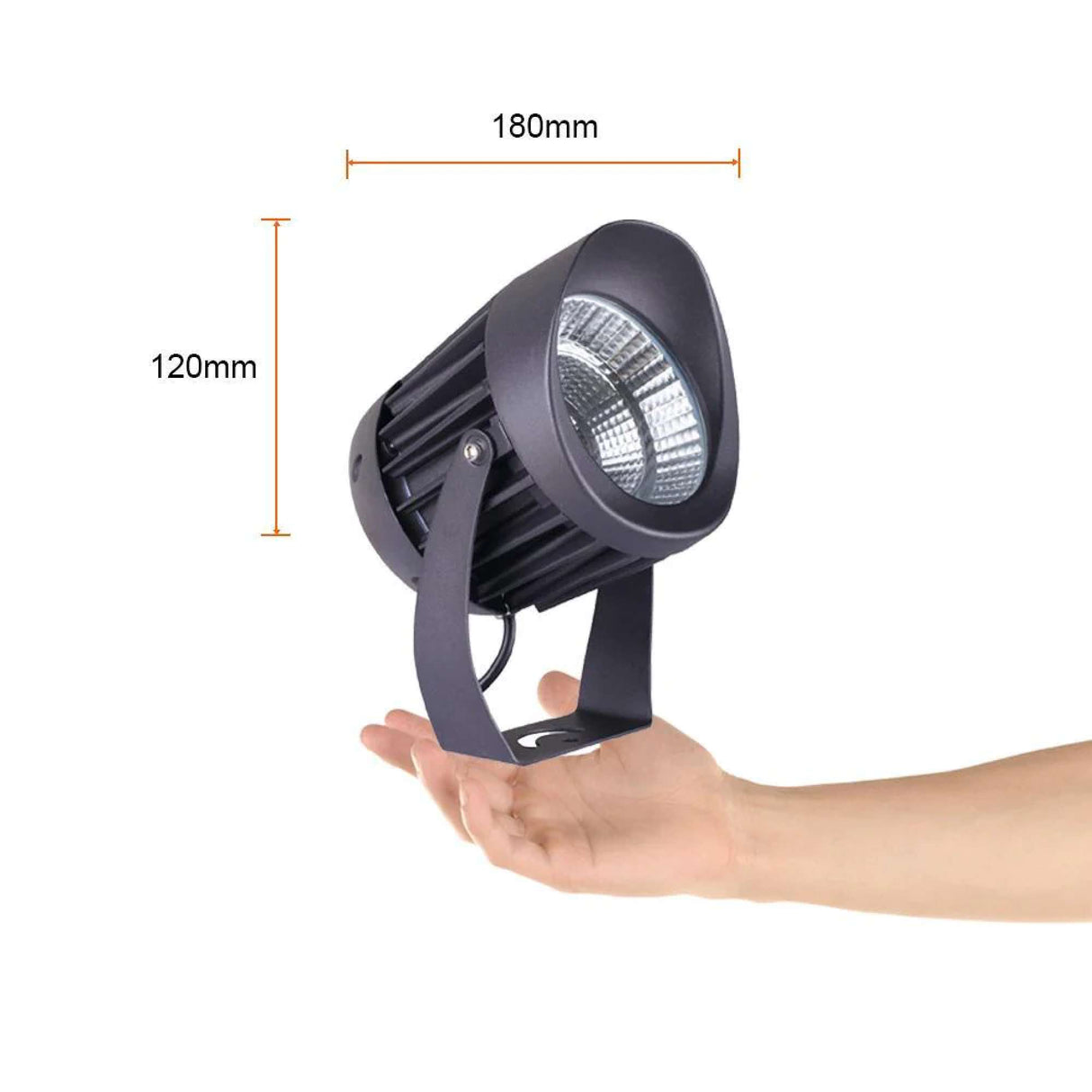 REFLECTOR LED TECNOLITE LINX II PARA SOBREPONER O ESTACA 20W LUZ SUAVE CÁLIDA