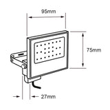REFLECTOR EXT LED 20W 100-240V 1800LM 3000K NGR