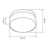 LUMINARIO INT SOBREPONER TECHO LED 20W CCT BLANCO