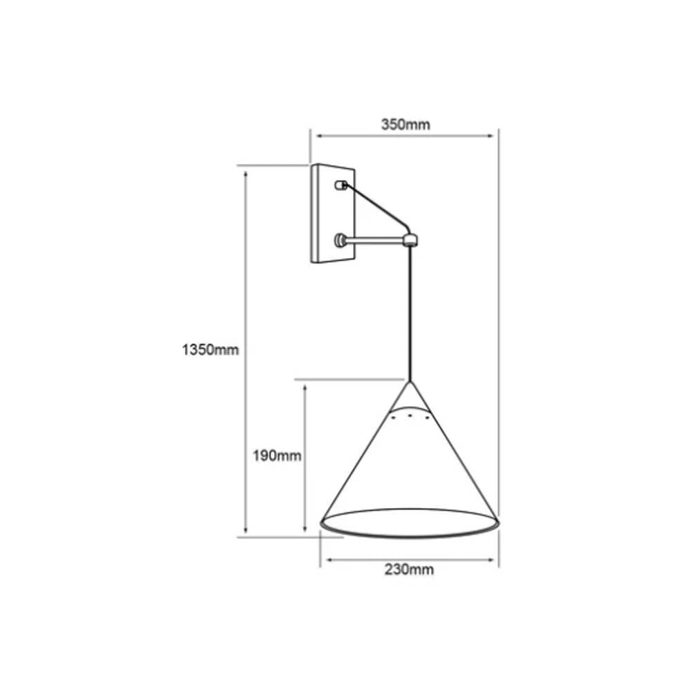 LÁMPARA DE INTERIOR TECNOLITE OKUL I PARA SOBREPONER EN MURO BASE E27 ***TECNOLITE HAE***