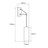 LÁMPARA DE INTERIOR TECNOLITE OKUL II PARA SOBREPONER EN MURO BASE E27 ***TECNOLITE HAE***