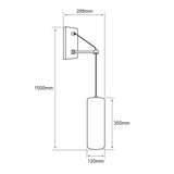 LÁMPARA DE INTERIOR TECNOLITE OKUL II PARA SOBREPONER EN MURO BASE E27 ***TECNOLITE HAE***