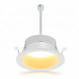LAMPARA EMPOTRABLE DOWNLIGHT LED 20 W LUZ CALIDA BRILLANTE ANTIDESLUMBRANTE NO ATENUABLE 20YDLED015MV30B