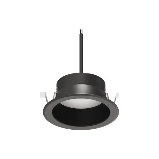 LUMINARIO INT. EMPOT. TECHO 20W/100-277V. 3000K NEGRO LUZ SUAVE CALIDA KAMUY