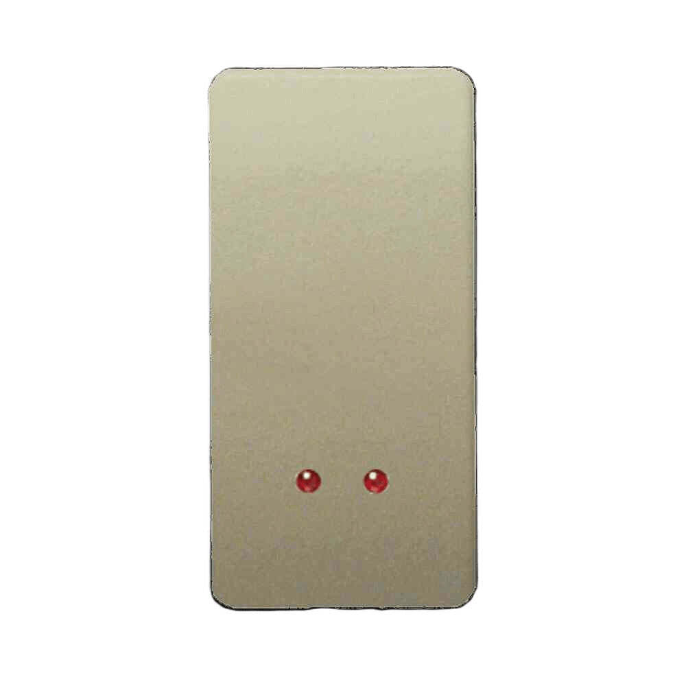 APAGADOR ESCALERA CON VISOR 1 MODULO PLATINO STATUS METALIZADO 2102.3-PT