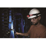 LINTERNA PARA CASCO / CABEZA 300 LUMENES 4 CLIPS PARA CASCO 3 BATERIAS AAA MILWAUKEE