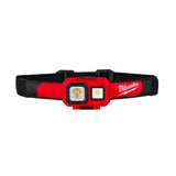 LINTERNA PARA CASCO / CABEZA 450 LUMENES 4 CLIPS PARA CASCO 3 BATERIAS AAA MILWAUKEE