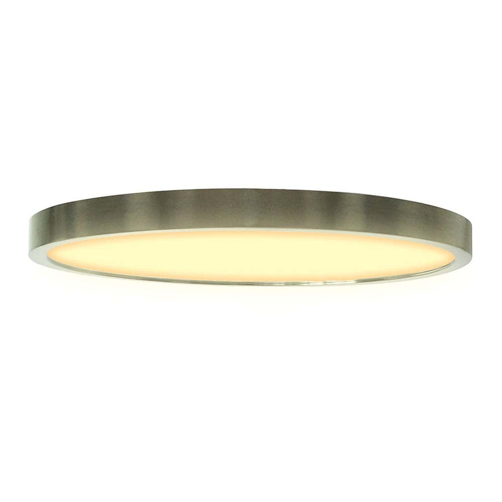 LUMINARIO INT SOBREPONER TECHO LED 21W CCT NIQUEL