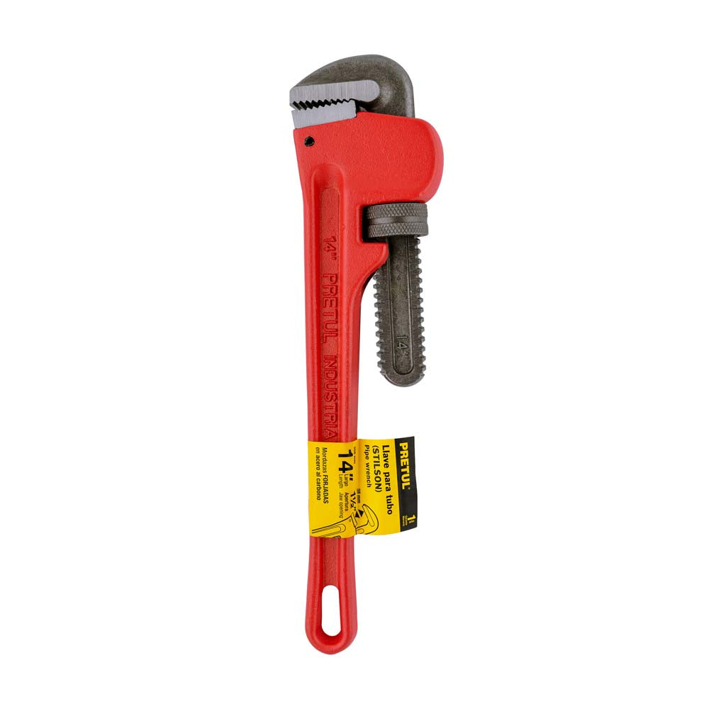 LLAVE PARA TUBO STILSON 14" PRETUL MCA TRUPER HERRAMIENTAS