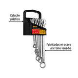 JGO. 6 LLAVES COMBINADAS 5/16" - 5/8" 22016 J-206P TRUPER PRETUL