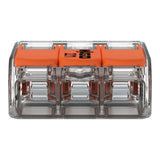 CONECTOR DE EMPALME 3 CONDUCTORES C/PALANCAS DE OPERACION CAL 12 AWG
