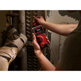 MULTIMETRO DIGITAL TRUE RMS CAT III 600V-10A AC/DC INCLUYE 1 TERMOPAR DOBLE TIPO BANANA DOS BATERIAS AA Y CABLES DE PRUEBA MILWAUKEE