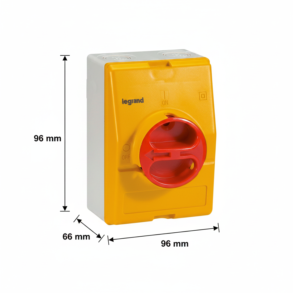 INT. ROTATIVO TRIPOLAR 25A/400V. EN CAJA