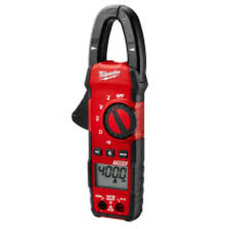 AMPERIMETRO DE GANCHO 600A/600V INCLUYE 1 TERMOPAR DOBLE TIPO BANANA DOS BATERIAS AA Y CABLES DE PRUEBA MILWAUKEE