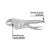 PINZA DE PRESION 10" MORDAZA RECTA PRETUL