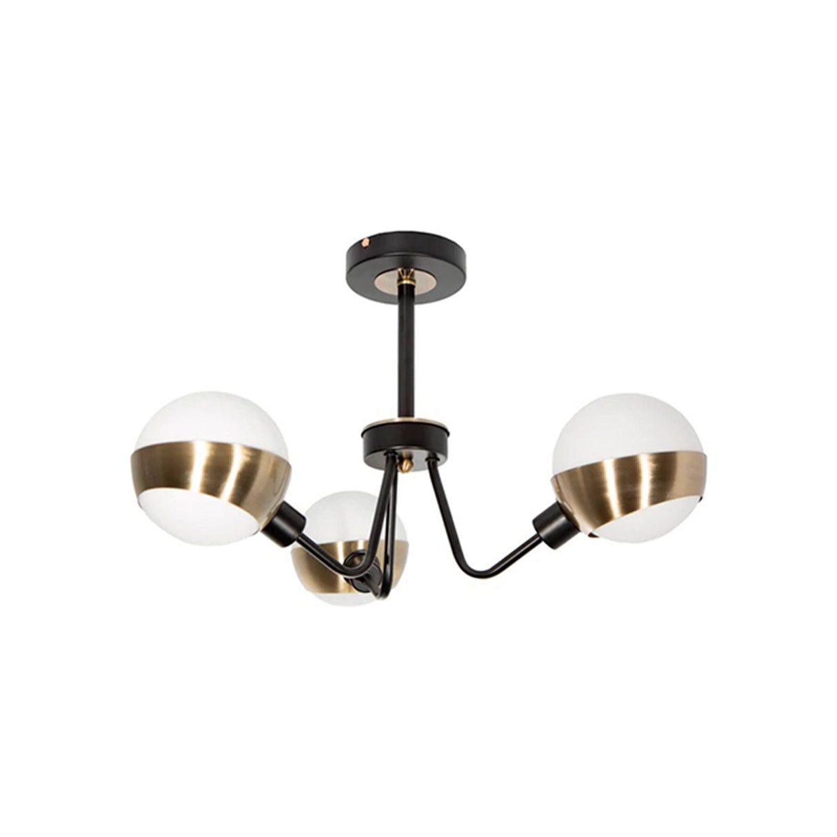 LAMPARA DE TECHO MODERNO BRONCE ANTIGUO 40W E14 3 LUCES *** HA. LUMI ***