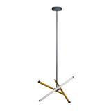 LUMINARIO INTSUSP LED 22W 30K DORADO