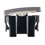 APAGADOR SENCILLO ESTEVEZ STATUS SIN VISOR 3 MÓDULOS TITANIO ***HAE2025***