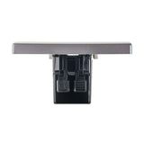 APAGADOR SENCILLO ESTEVEZ STATUS SIN VISOR 3 MÓDULOS TITANIO ***HAE2025***