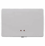 APAGADOR SENCILLO CON VISOR 3 MODULOS PLATINO STATUS METALIZADO ***HAE2025***