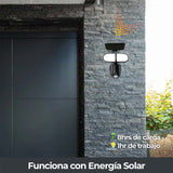 REFLECTOR SOLAR LED DOBLE CON SENSOR MOVIMIENTO 8W IP44 6500K