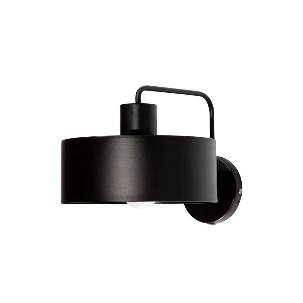 LAMPARA DE PARED DARK DECOR NEGRO E27 40W 1 LUZ  *** HAE ***