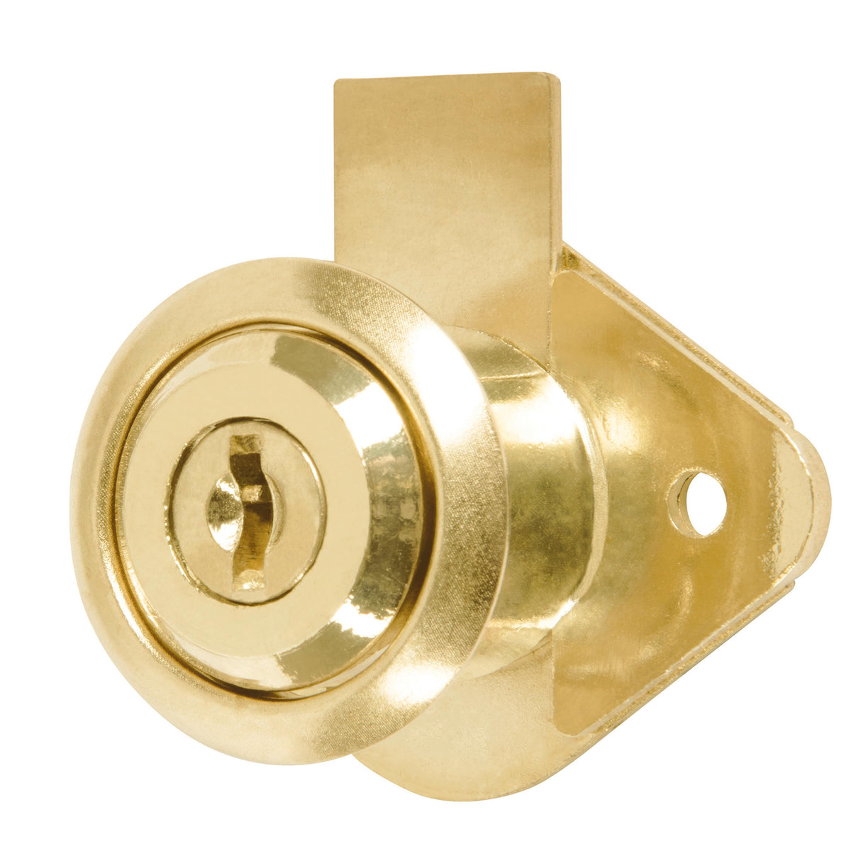 CERRADURA P/MUEBLE MOD. 21 LATON ACCION VERTICAL HERMEX