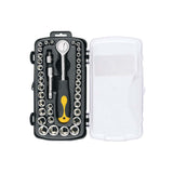 JGO. DADOS CUADRO 1/4" Y 3/8" 39PZS.  PRETUL