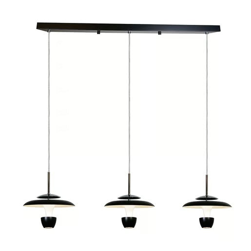 LUMINARIO INT SUSP LED 23W 30K NEGRO CROMO