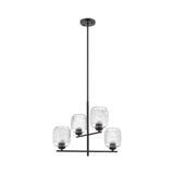 COLGANTE DE CRISTAL TECNOLITE FULU I 1.5M DE ALTURA 240W CUATRO BASES E27 NO INCLUYE FOCOS